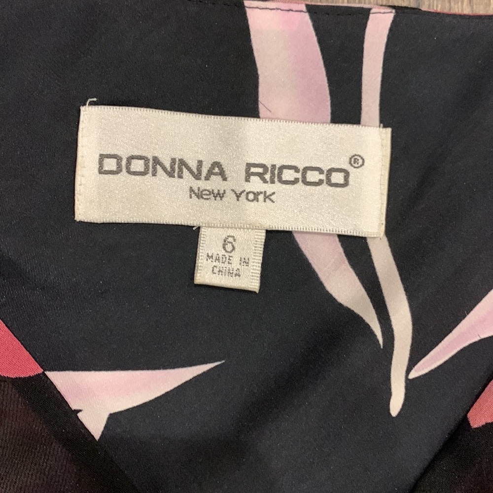 Beautiful Silk Donna Ricco Dress size 6 - Picture 4 of 10